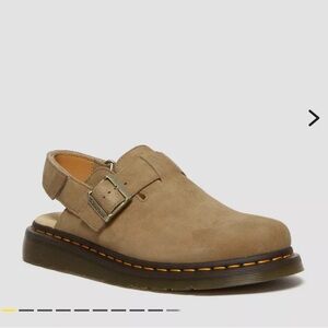 Dr. Martens Jorge Tan Suede Slingback Mule